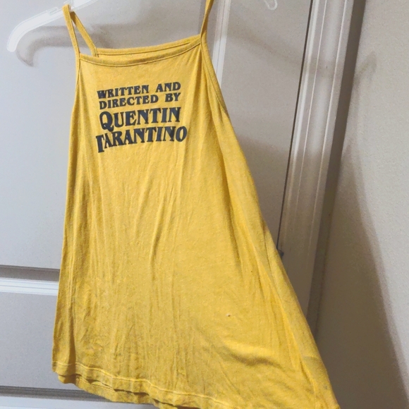 KILL BILL Yellow Tunic Top Written and Directed by QUENTIN TARANTINO S Old Navy - Picture 2 of 4